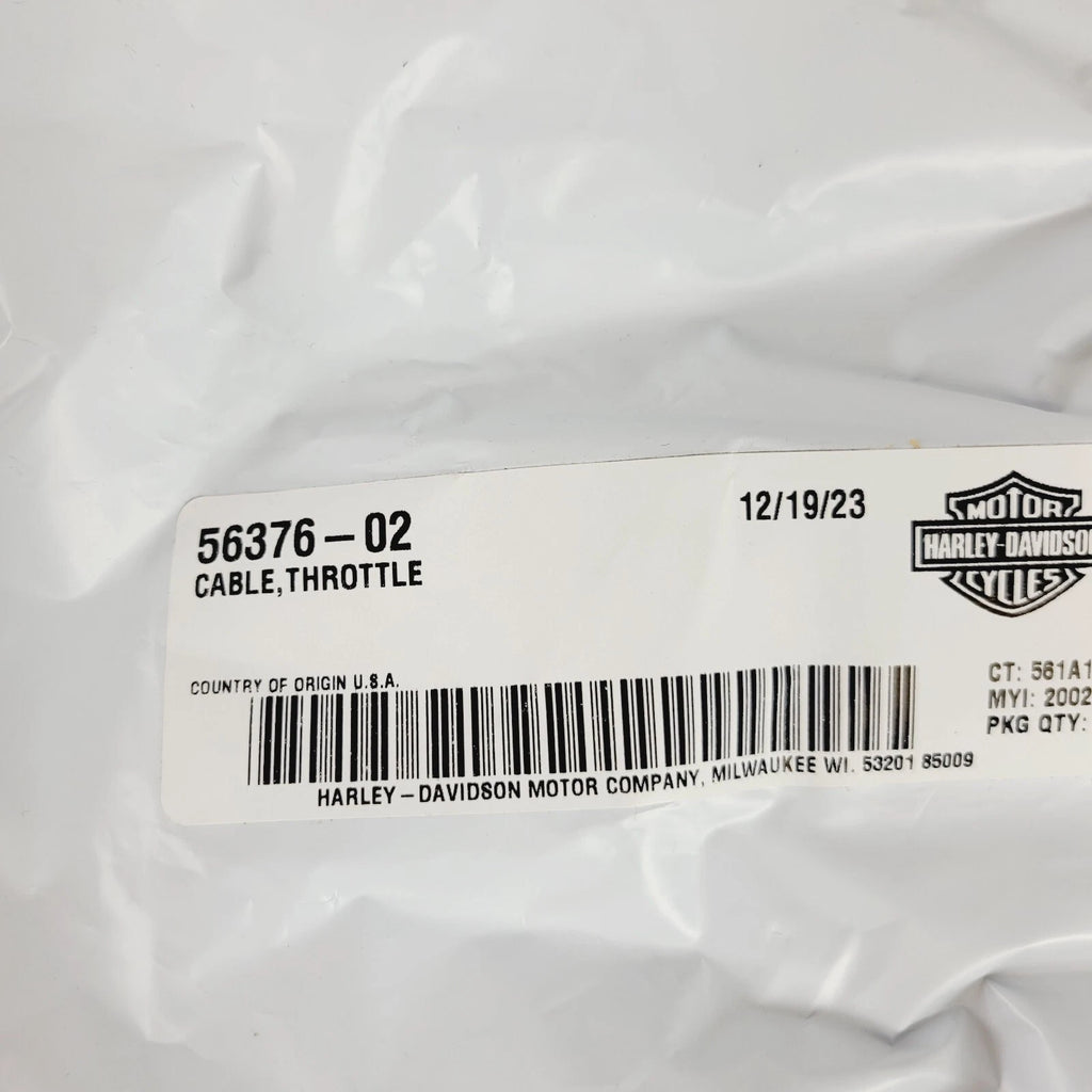 Throttle Cable 56376-02 for Harley-Davidson Road King (1999–2007)