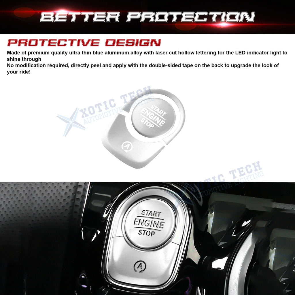 Engine Start Stop Button Cover for Mercedes W177 C118 X247 H247 (2018-2024)