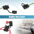 Set of 4 BKDK56261 4-Pin Trailer Wiring Harness for Toyota Sienna (2015–2020)