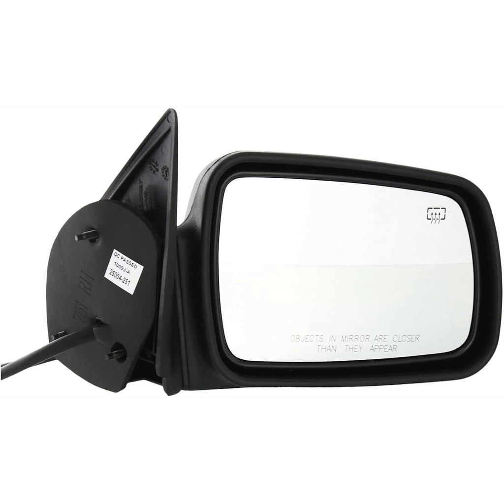 Set of 2 Heated Mirrors for Jeep Wrangler (1996–1998)