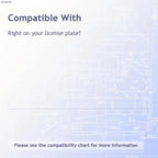 Gold Name on Chrome License Plate for Jeep Cherokee (2005–2023)