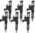 Set of 6 Fuel Injectors 295050-1290 8-98207435-0 295050-1291 for Isuzu 4HK1 (2000–2023)
