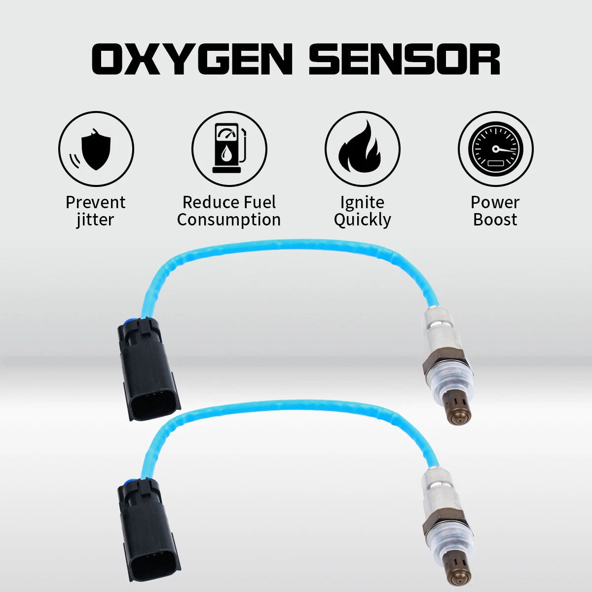 2X Upstream 5 Wire O2 Oxygen Sensor for Ford Mustang F-150 (1994–2004) 234-5038