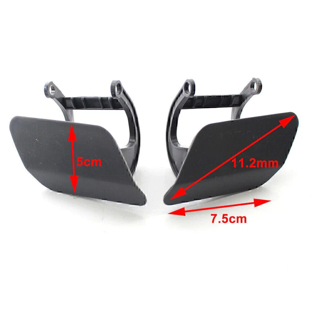 Bumper Headlight Washer Cap Covers for BMW 7 Series (2012-2015)