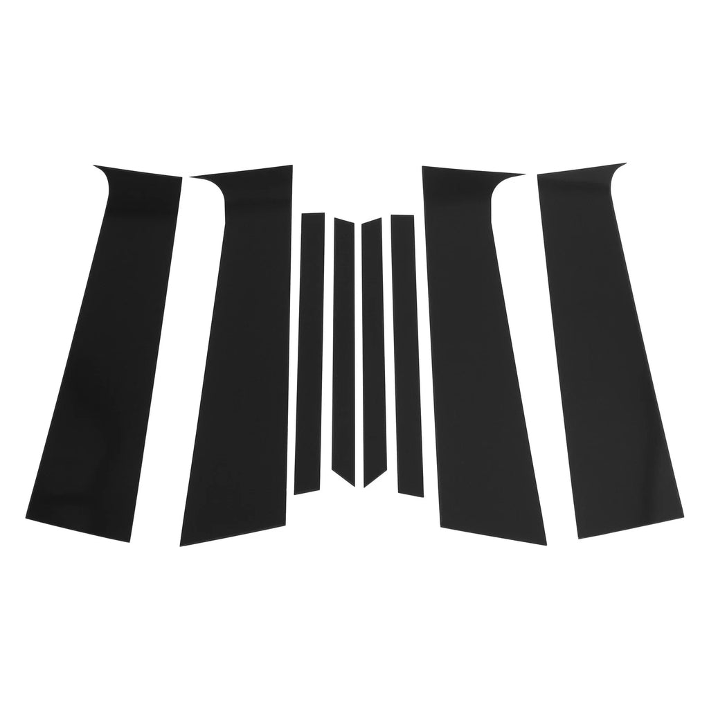 8 Pcs Pillar Window Trim for Chevy Trax (2015–2020) Black