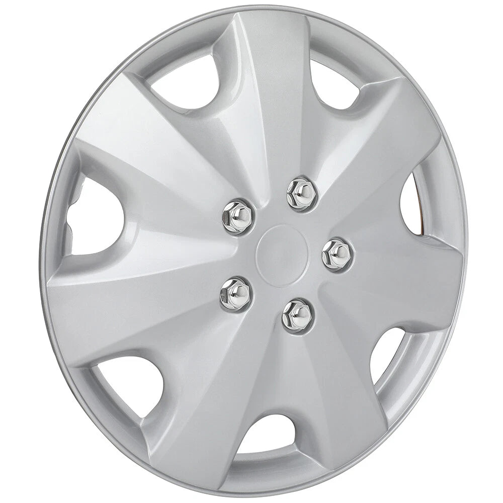 Set of 4 Wheel Hub Caps for 16" Rims (Universal Fit)