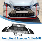 Front Hood Bumper Grille for Lexus ES350 2019-2021 Black Facelift F-Sport