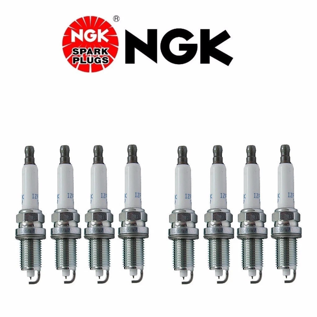 Set of 8 Spark Plugs NGK Laser Iridium for BMW E65 650i 750Li 750i X5 (2002–2010) IZFR6H11