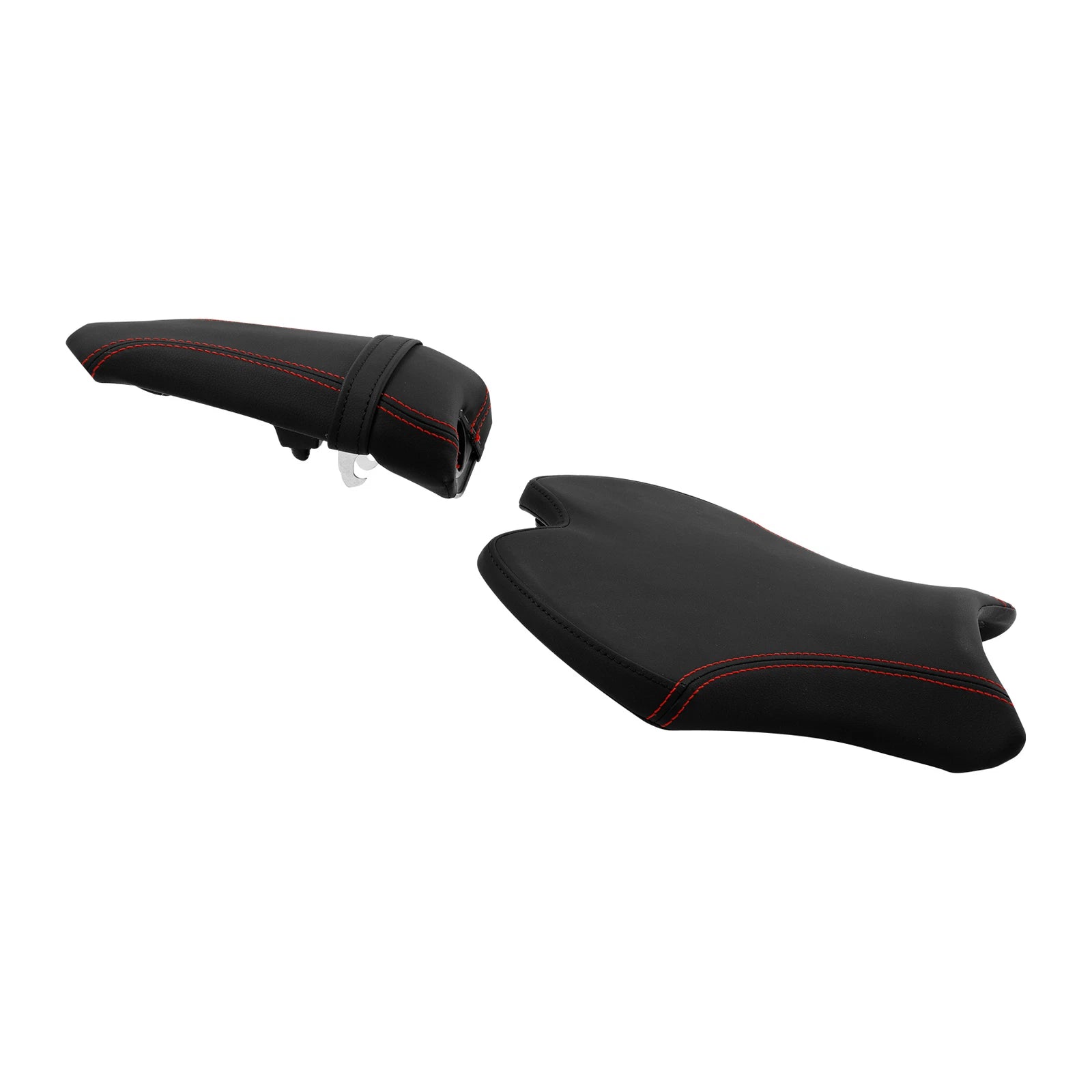 Driver & Passenger Seats for Yamaha YZF R6 (2017–2022) - Black Red