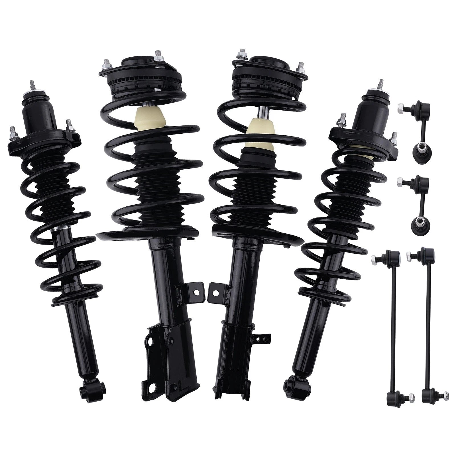 Front Rear Strut Spring Sway Bar End Links for Dodge Avenger (2008–2013)