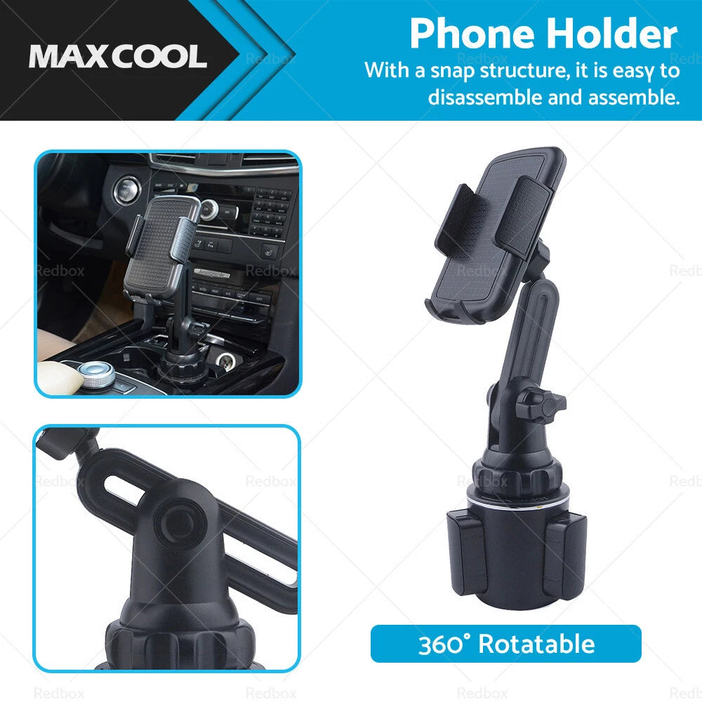 Adjustable Phone Holder for Club Car Yamaha EZGO Golf Cart