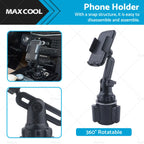 Adjustable Phone Holder for Club Car Yamaha EZGO Golf Cart