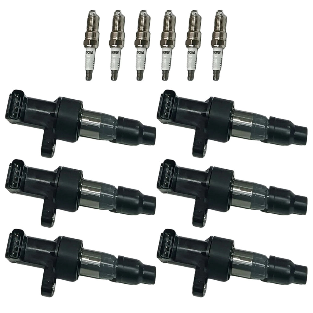 Ignition Coil & Iridium Spark Plug Set for Jaguar S-Type X-Type (2003–2008)