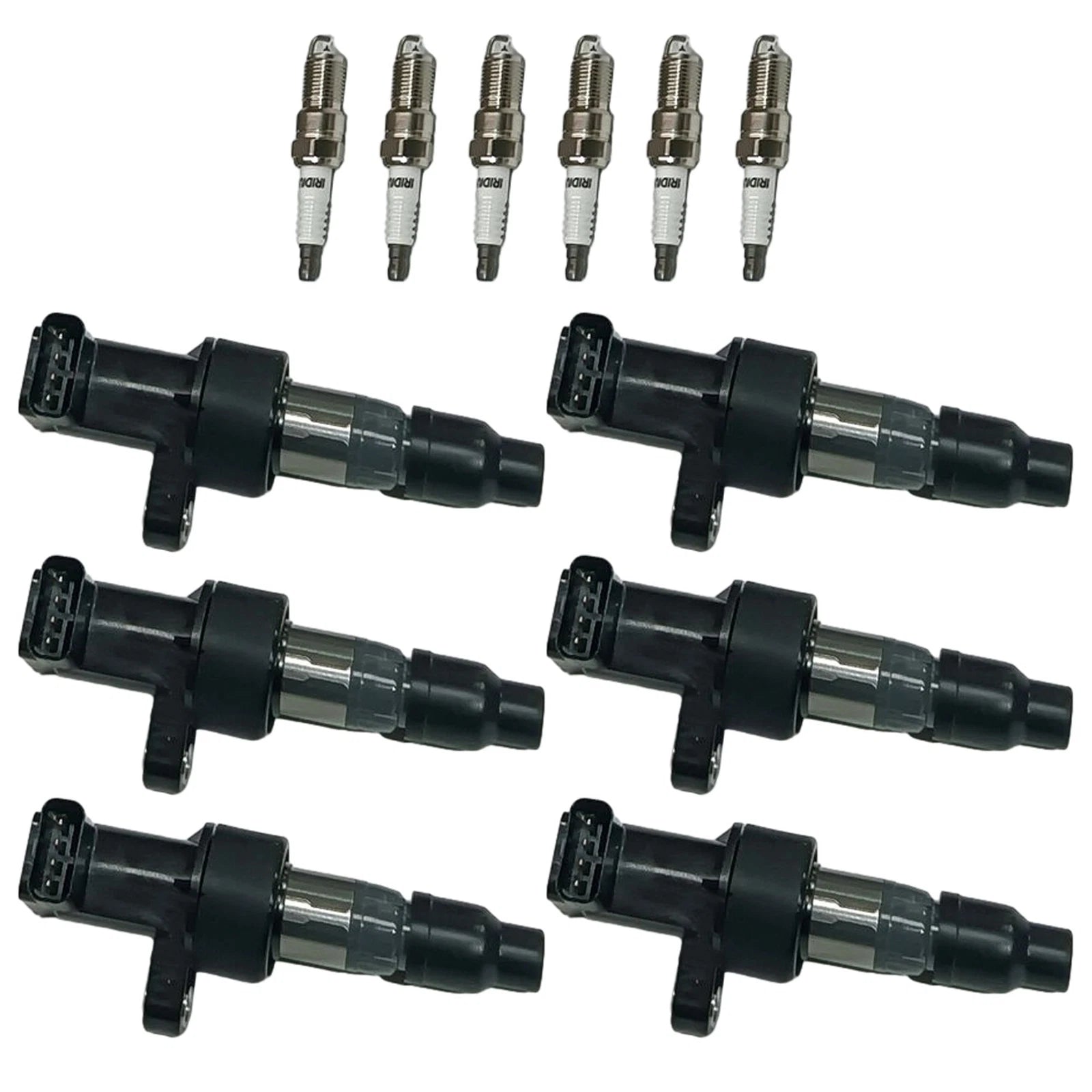 Ignition Coil & Iridium Spark Plug Set for Jaguar S-Type X-Type (2003–2008)