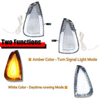 Clear Lens Amber LED Front Corner Side Marker Lights for Dodge Charger (2006–2010)