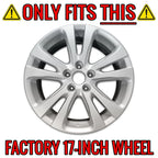 Wheel Skins Chrome 17 Inch Full Covers Hub Caps for Chrysler 200 (2015–2017)