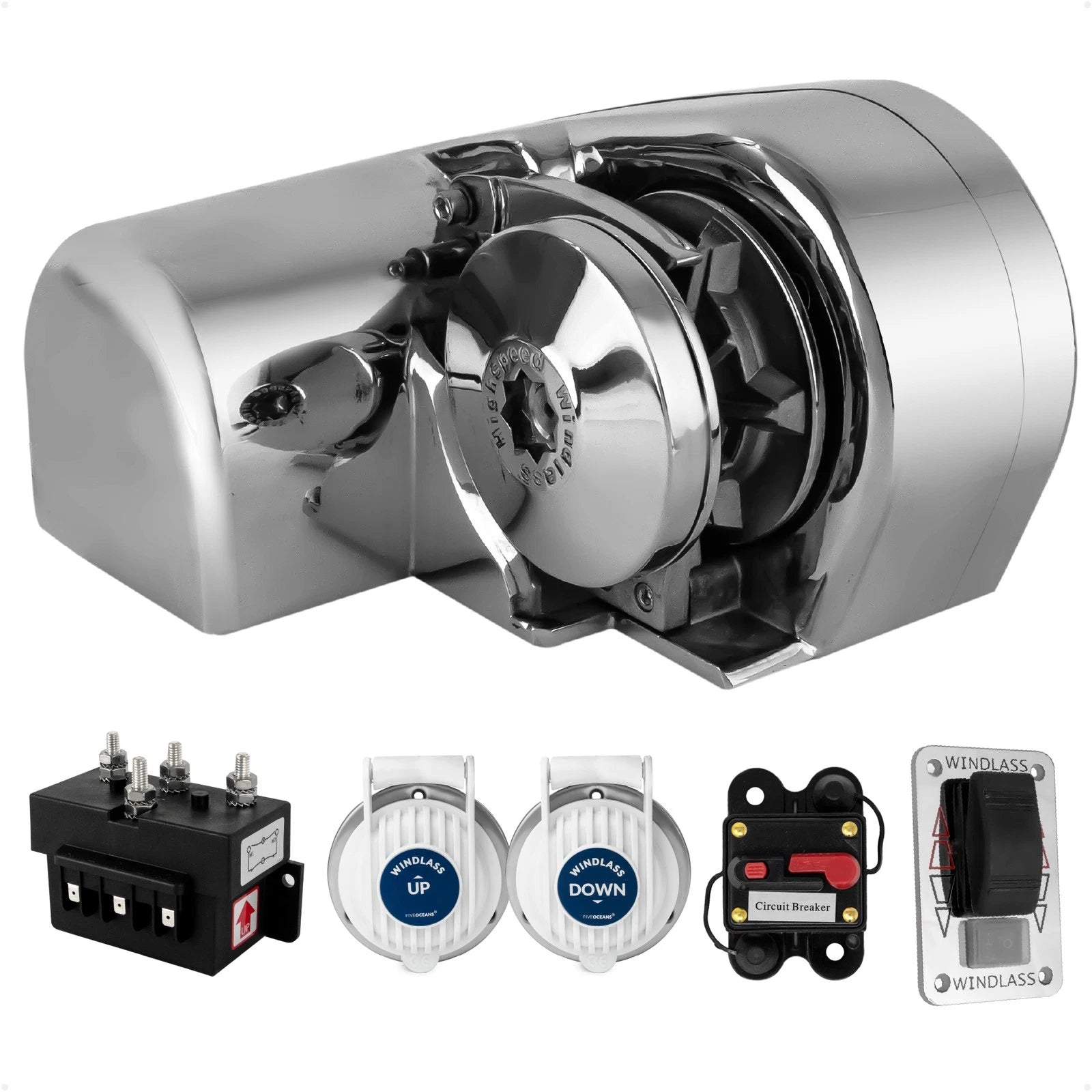 Windlass Kit for Atlantic Boat (900W, 12V DC)