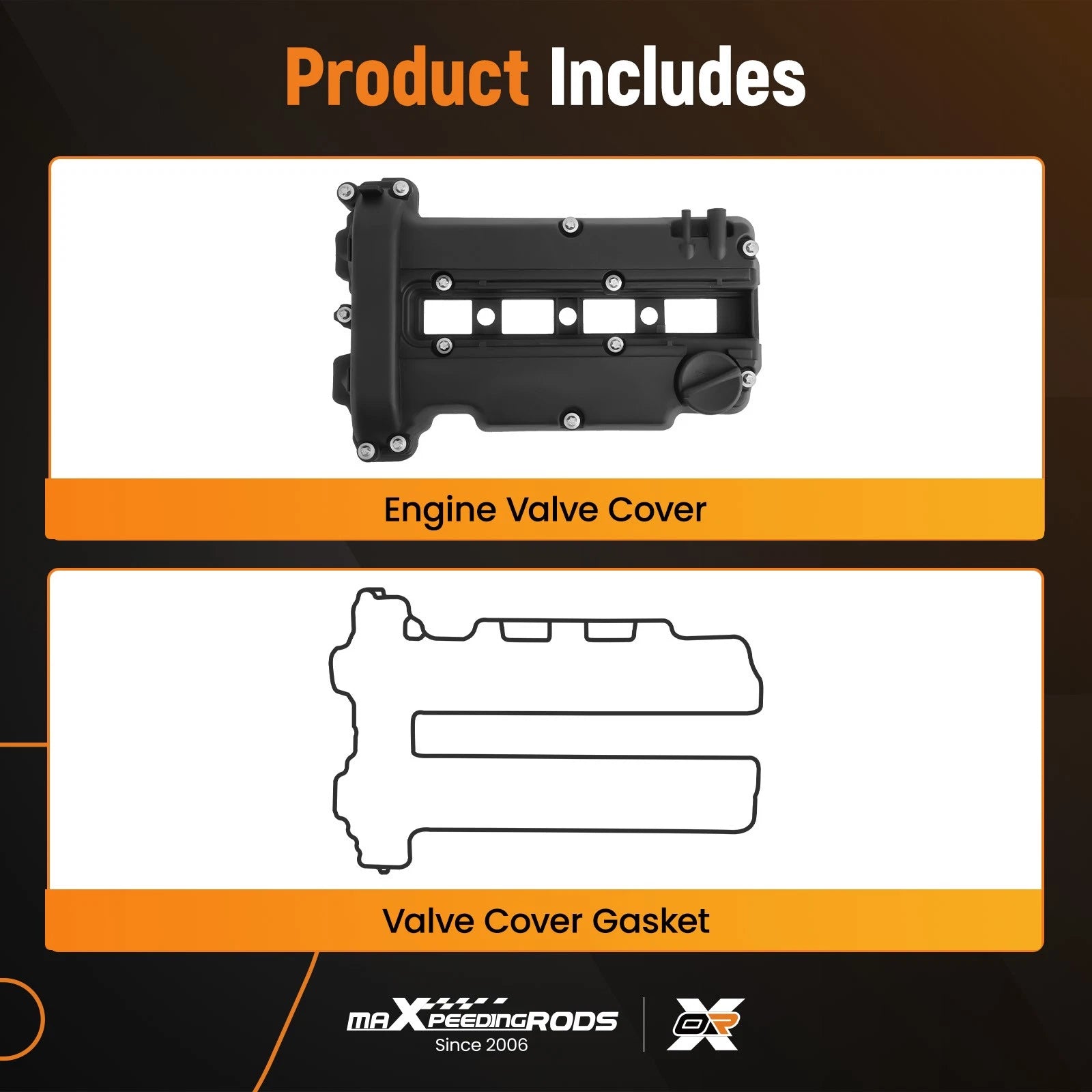 Engine Valve Cover with Gasket for Suzuki Wagon R+ (2005–2008) 024403787