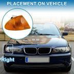 Right Corner Signal Light Cover for BMW 3 Series (1999–2001) No. 63136902766