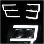 LED DRL Projector Headlights for Nissan Titan XD (2016–2022) - Black Housing