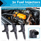 Fuel Injector Set of 3 for Mitsubishi L200 Pajero Sport 2.4 DI-D (2014–2019)