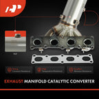 Front Catalytic Converter with Exhaust Manifold for Jeep Cherokee (1997–2001)