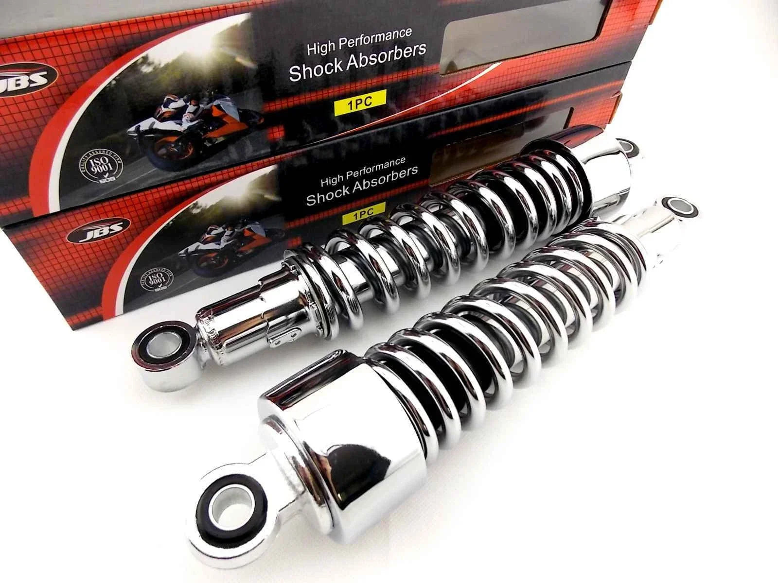Chrome Rear Shock Absorbers for Triumph Bonneville T140E