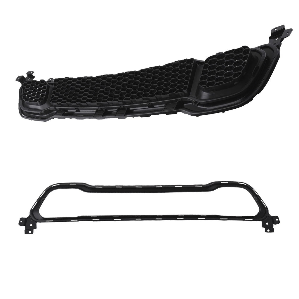 Front Bumper Lower Grille & Molding Trim for Jeep Cherokee (2014–2018)