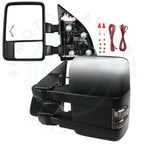 Power Heated Clearance Arrow Signal Tow Mirrors for Ford F250 (1999–2007)