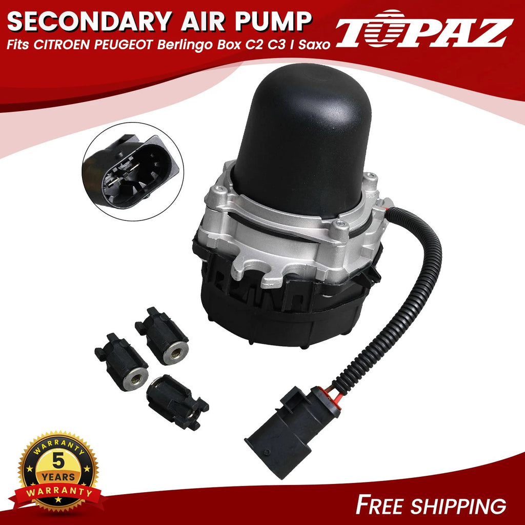 Secondary Air Pump for Citroen Peugeot Berlingo C2 C3 Saxo (1996–2013)