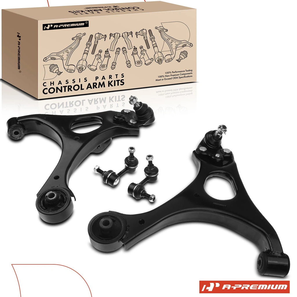 Set of 4 Front Lower Control Arms with Ball Joints for Honda Civic 