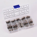 Fuse Kit Glass Tube 250V 6x30mm 72pcs for Automotive Applications