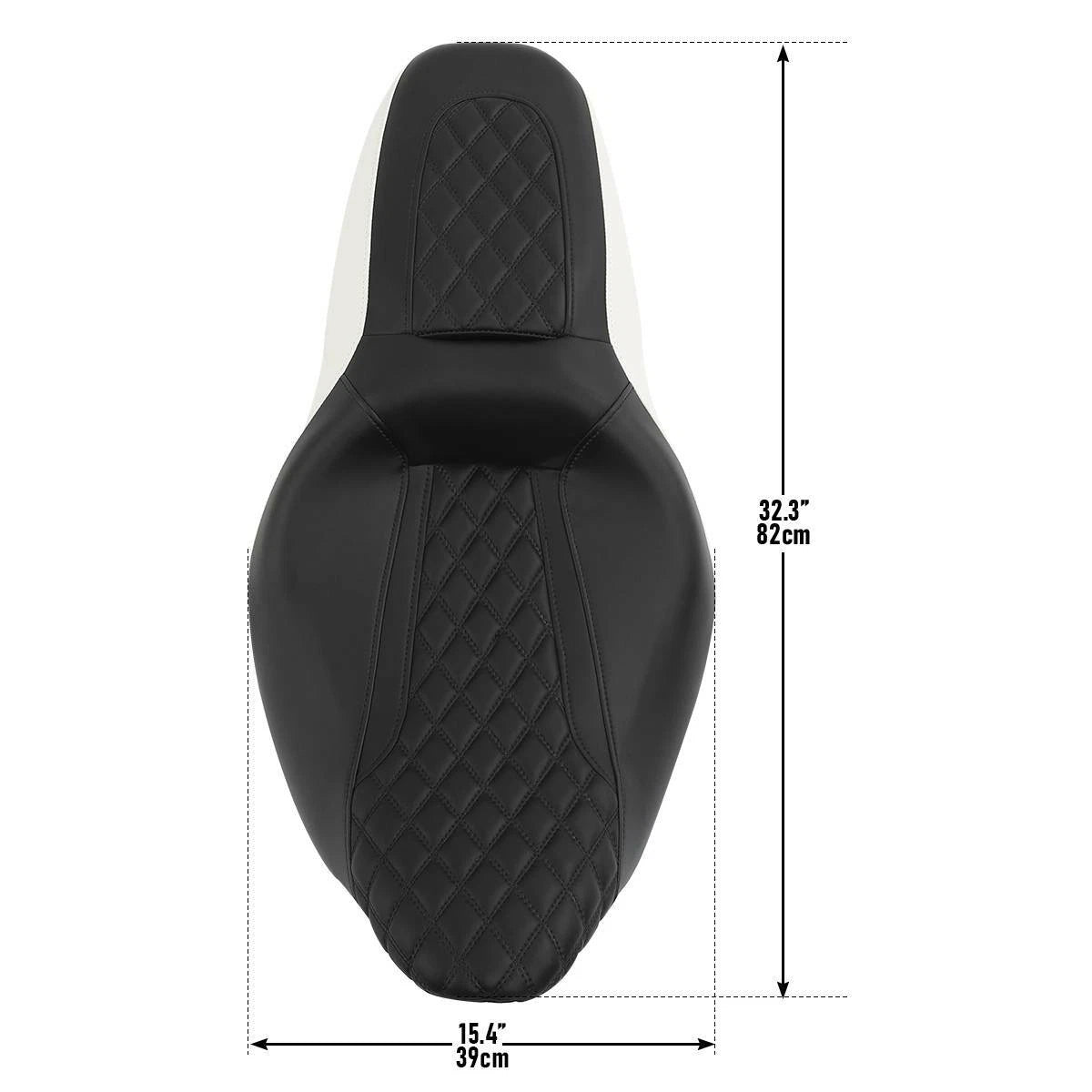 One Piece Rider Passenger Seat for Harley Touring Electra Street Glide (2009–2023)