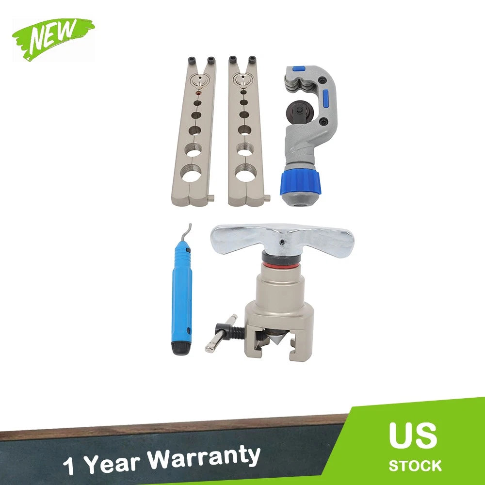 Flaring Tool Kit for 1/4 - 3/4 Tubing (6 Holes, 45°)