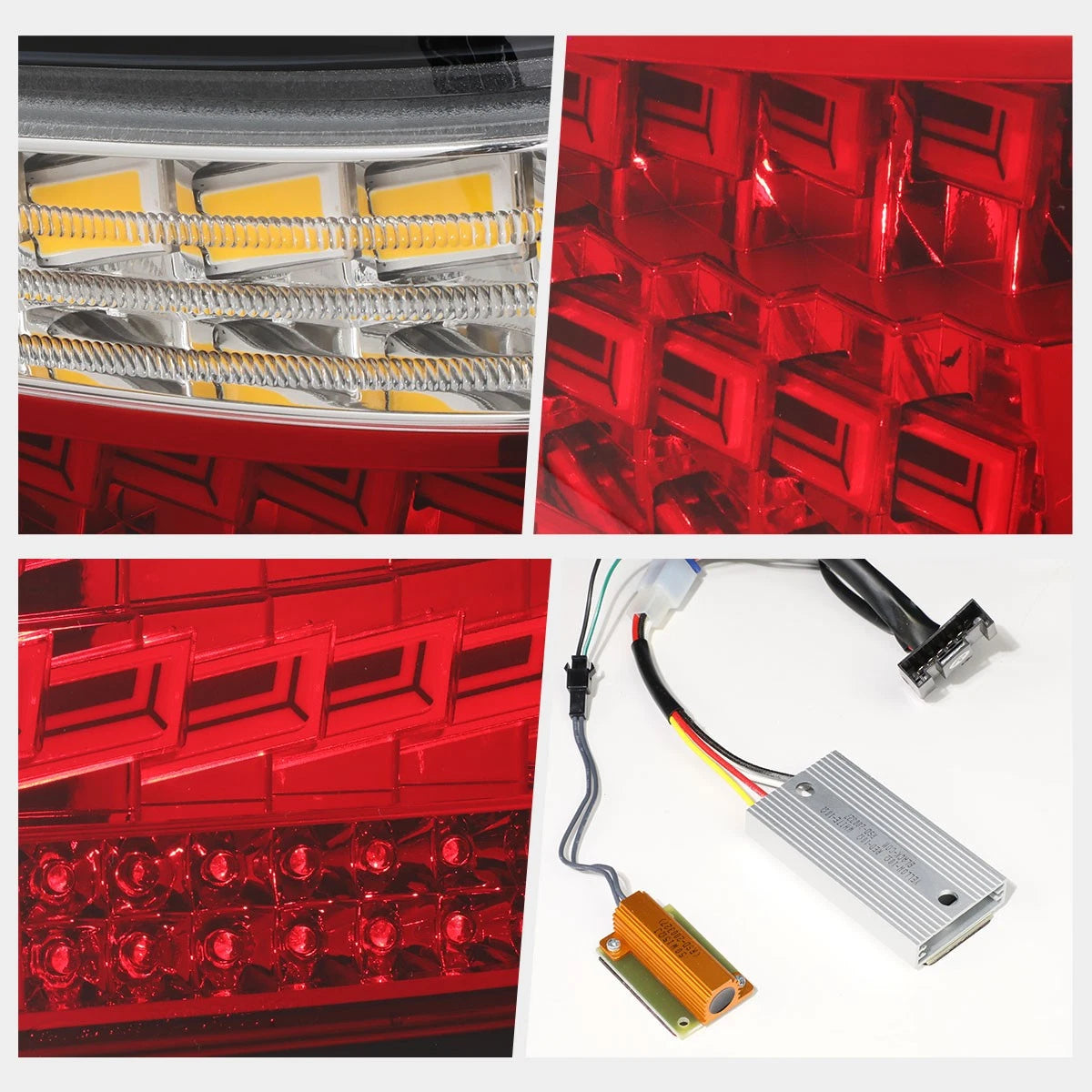 Sequential OLED Turn Signal Tail Brake Light for BMW E60 Sedan (2004–2007)