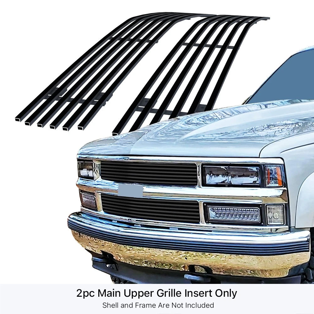 Black Billet Grille Insert for Chevy Blazer/C/K Pickup/Suburban/Tahoe (1994–1999)