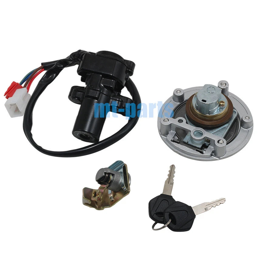 Ignition Key Switch, Fuel Tank Cap, Seat Lock Set for Yamaha MT-01 (2005–2009)