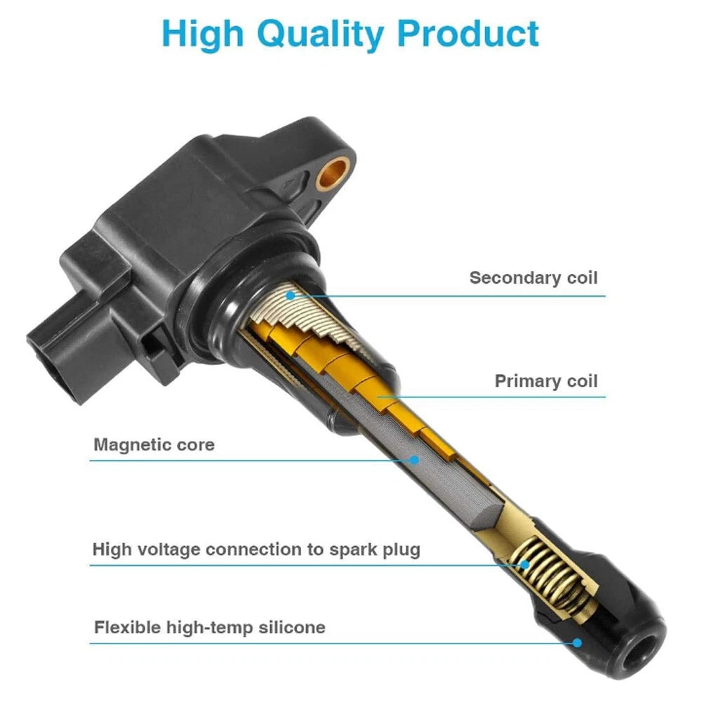 Ignition Coil + Spark Plug for Nissan Altima Frontier Suzuki Equator (2005–2019)