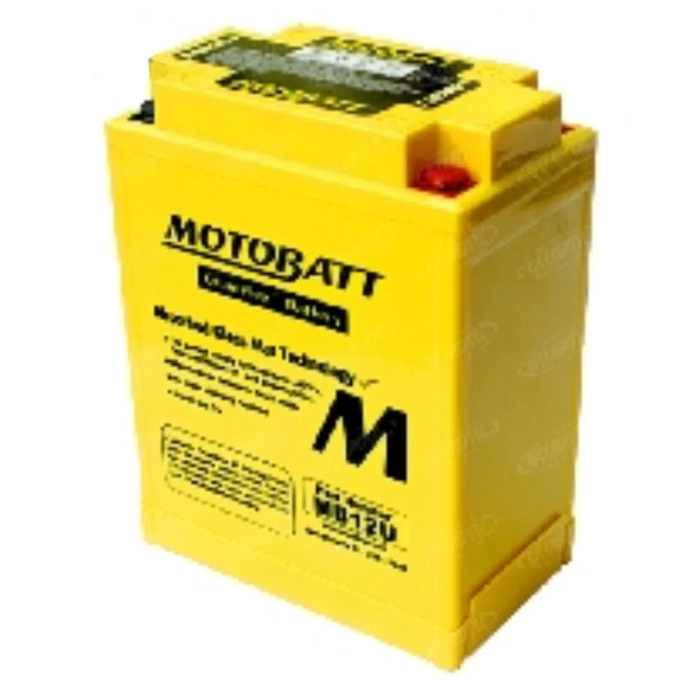 Motobatt Battery 12N124A 12N12A4A1 for Various Makes Models (Fits 12V)