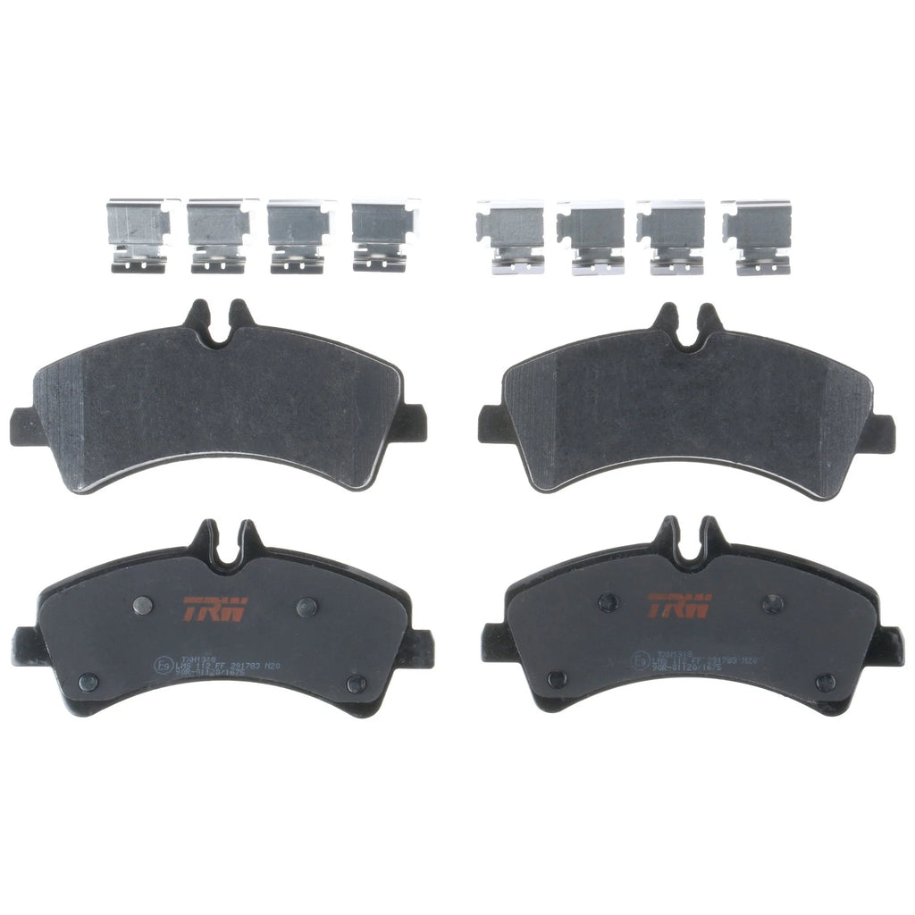 Set of 4 Rear Disc Brake Pads for Mercedes Sprinter 3500 (2010–2018)