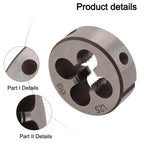 HSS M10x1.25mm Taper & Plug Tap + M10 X 1.25mm Die Right Hand
