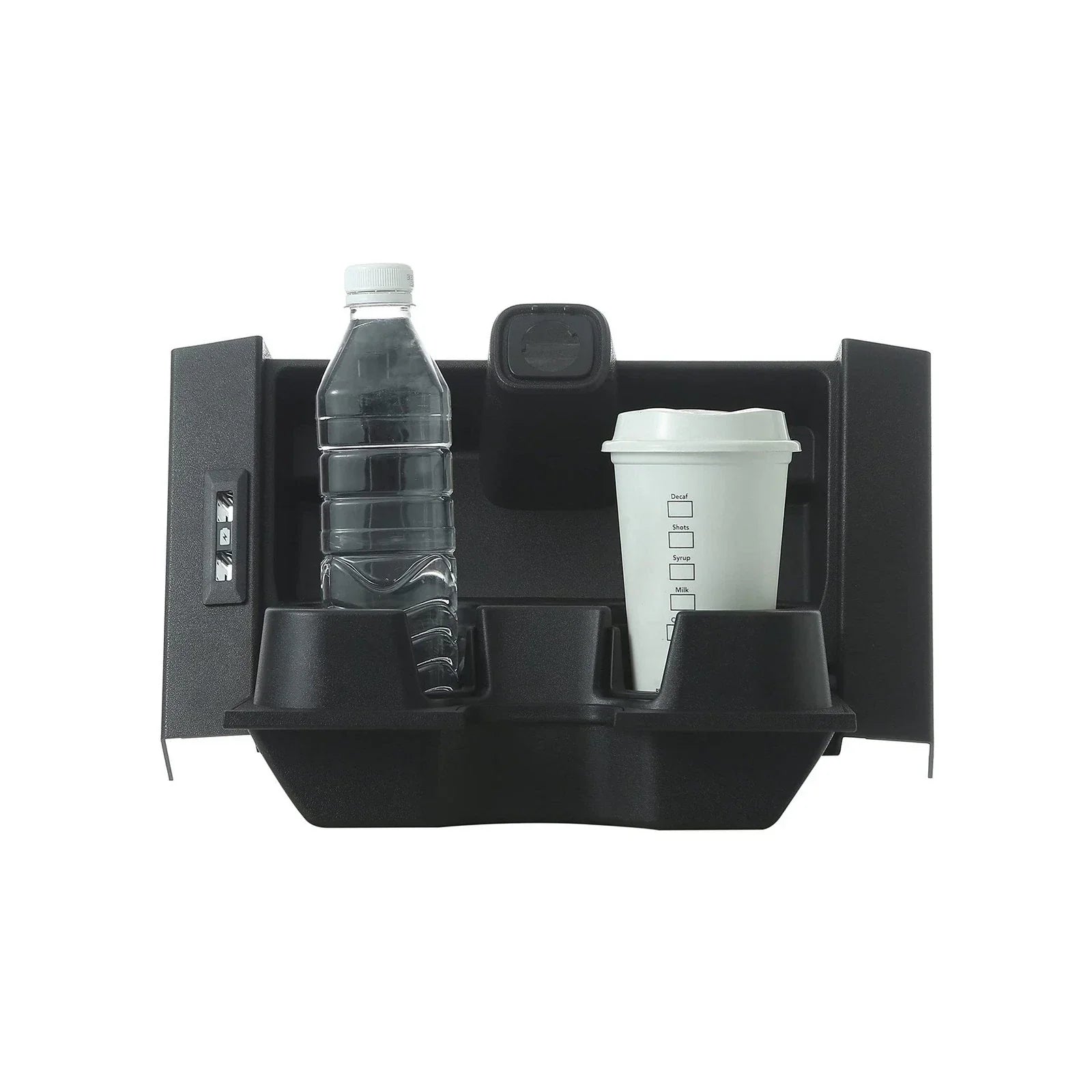 Black Front Center Seat Cup Holder for Ford F-150 (2015–2017)