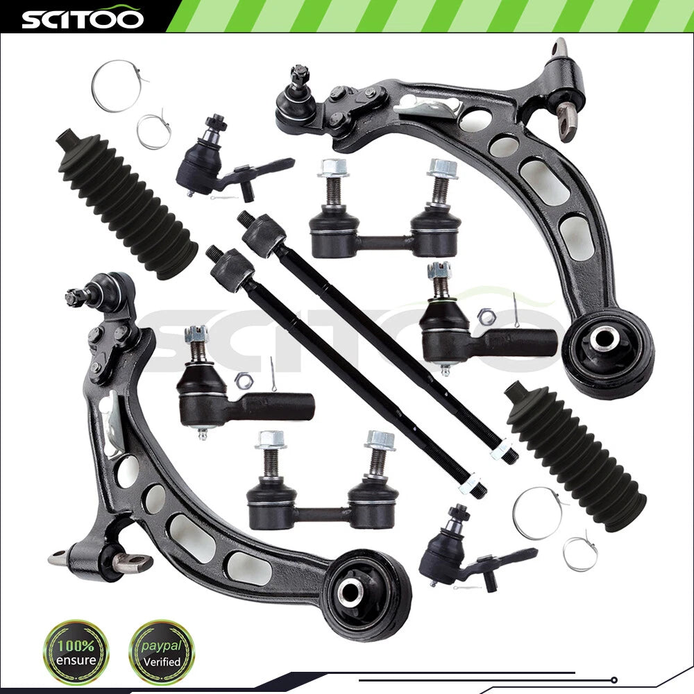 Set of 2 Front Control Arm Ball Joints & Sway Bar End Links for Acura Integra (1994–2001)