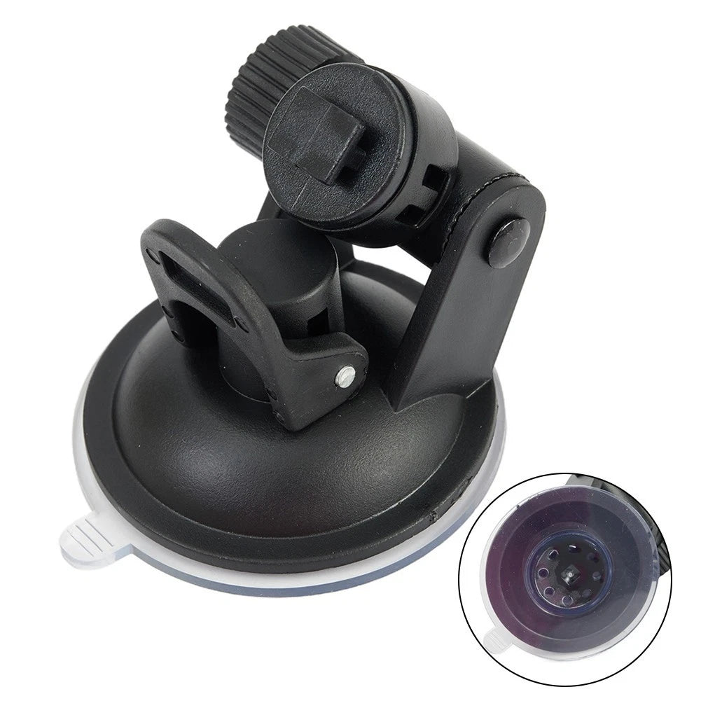 Suction Cup Mount for Dash Cam Holder - Black T Buckle