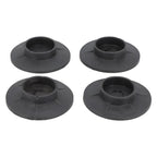 Anti-Vibration Feet Pads for Washing Machine (Black Rubber)