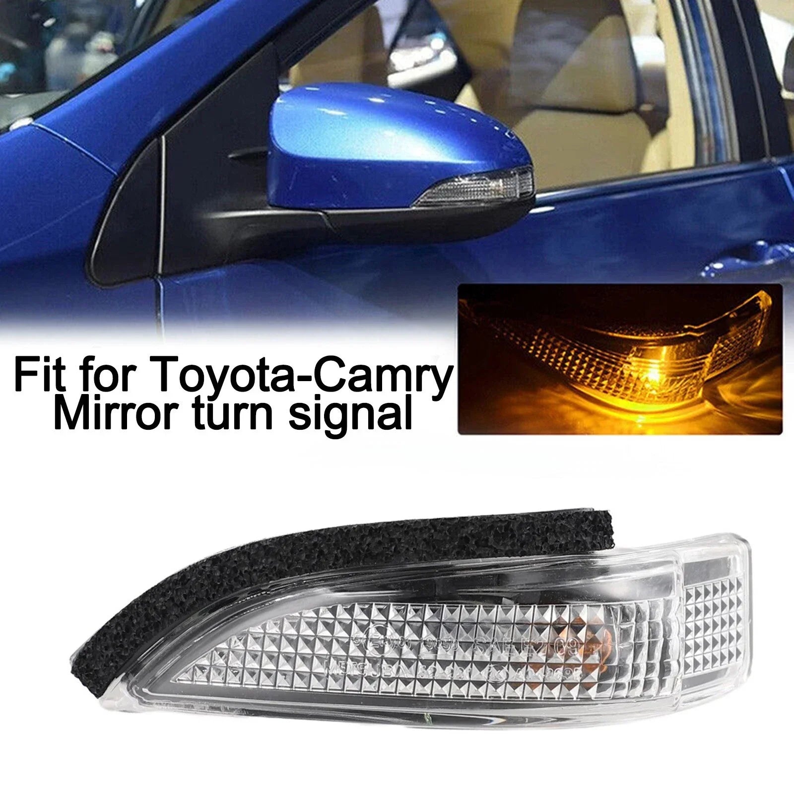 Left Side Mirror Turn Signal Lamps for Toyota Models