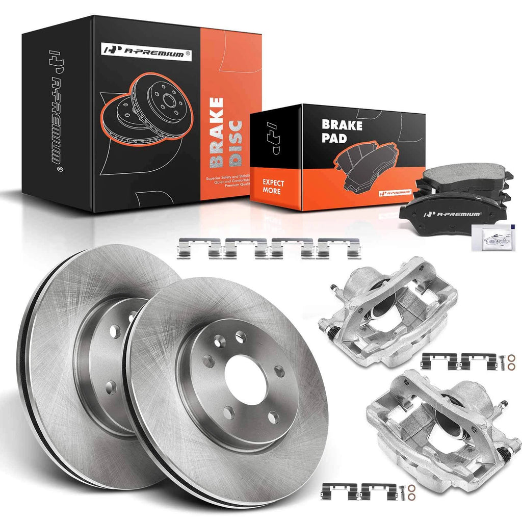 Front Disc Brake Rotor and Pad Calipers for Chevy Sonic (2012â2017)