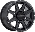 Raceline Hostage Wheel 14x7 4/110 2+5 Black for Honda TRX500 Foreman (2005–2023)