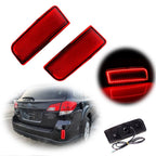 Set of 2 LED Rear Bumper Reflectors for Subaru Outback (2010–2014)