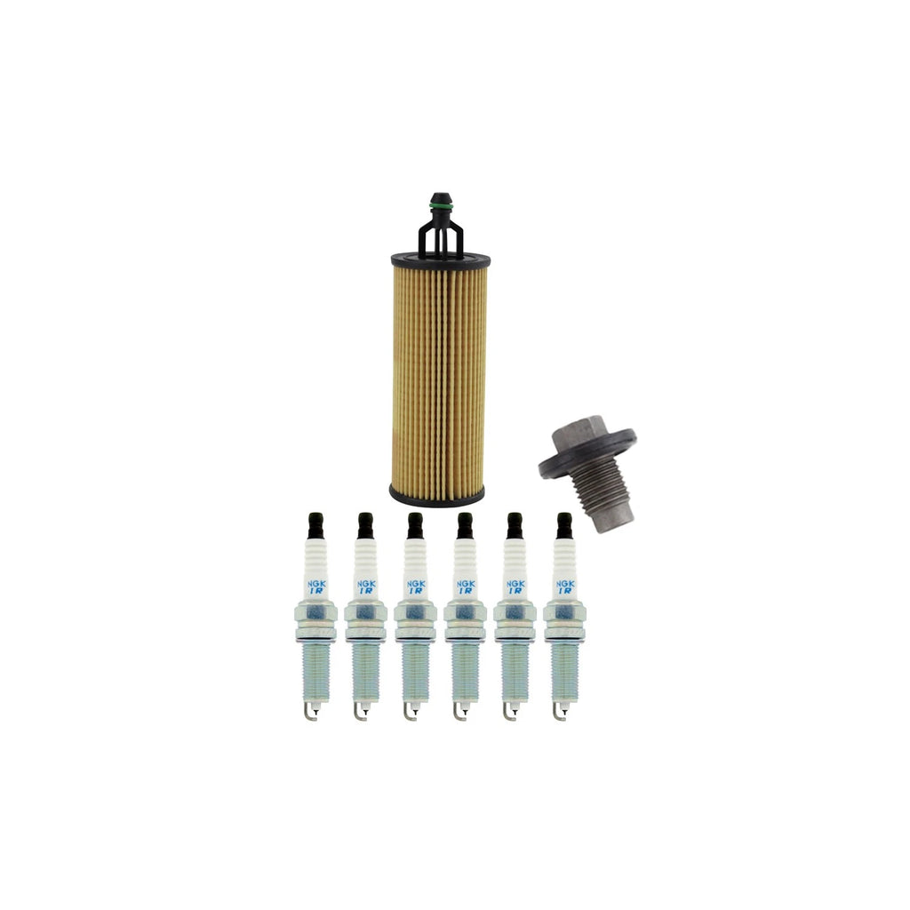 Wix Engine Oil Filter & NGK 6 Laser Iridium Spark Plugs for Durango Routan (2009–2011)